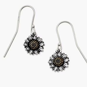 James Avery Wild Sunflower Dangle Earrings